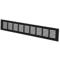 Överluftsgaller Svart 400 x 60 mm Flexit